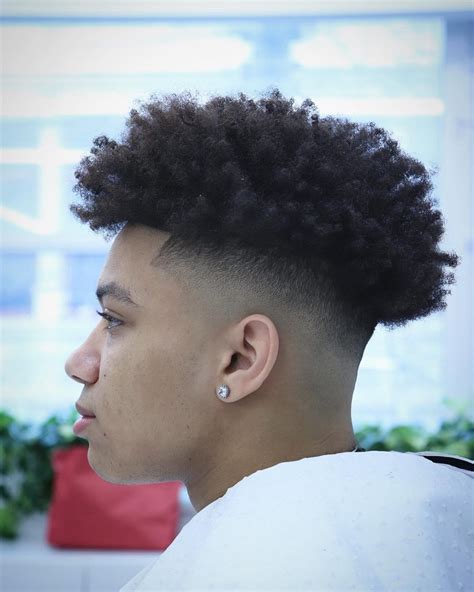 black high taper fade